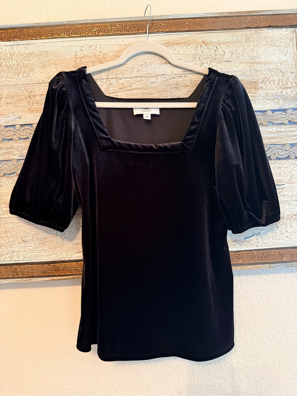 Cece velvet top